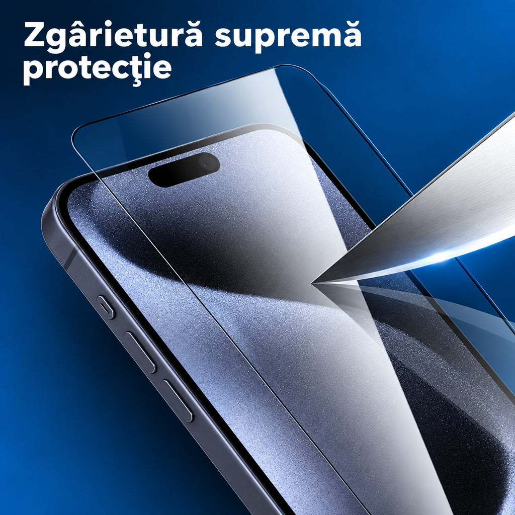 Folie iPhone 15 Pro, anti-spion