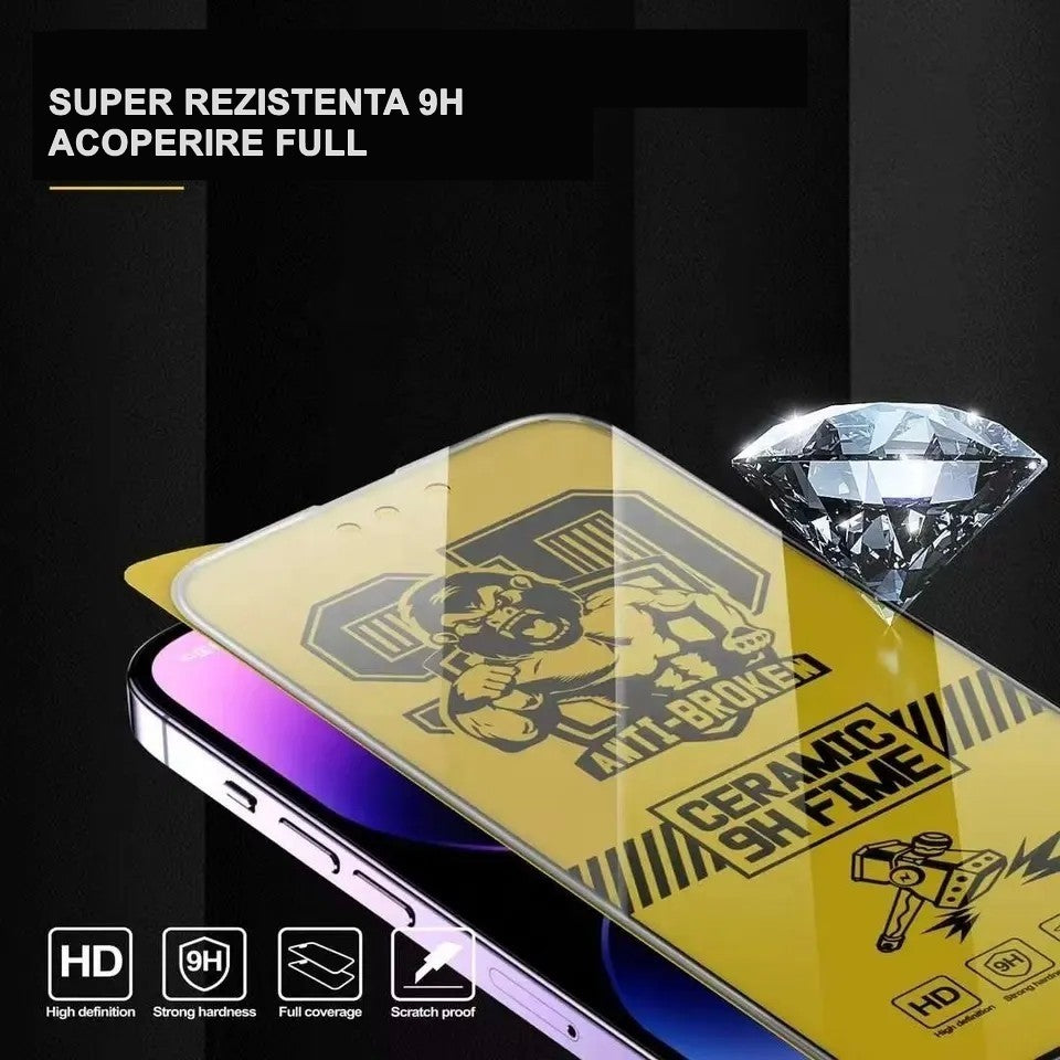 Folie iPhone 15 Pro Max, sticlă securizată