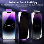 Folie iPhone 16 Pro, anti-spion