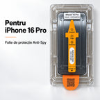 Folie iPhone 16 Pro, anti-spion