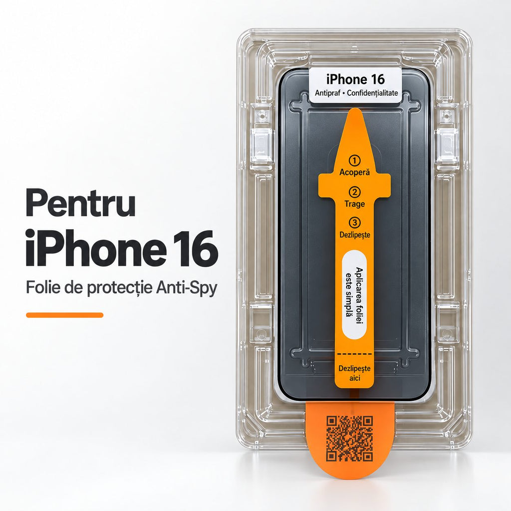 Folie iPhone 16, sticlă securizată