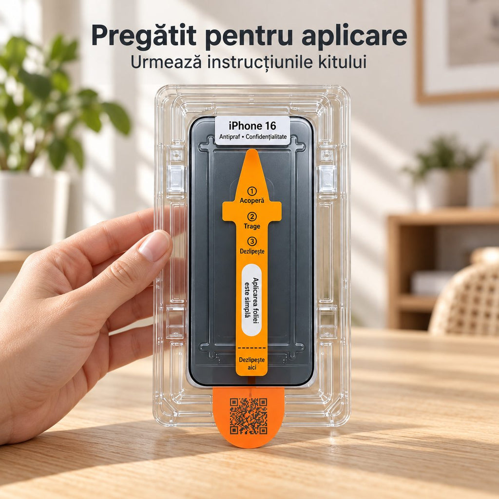 Folie iPhone 16, sticlă securizată
