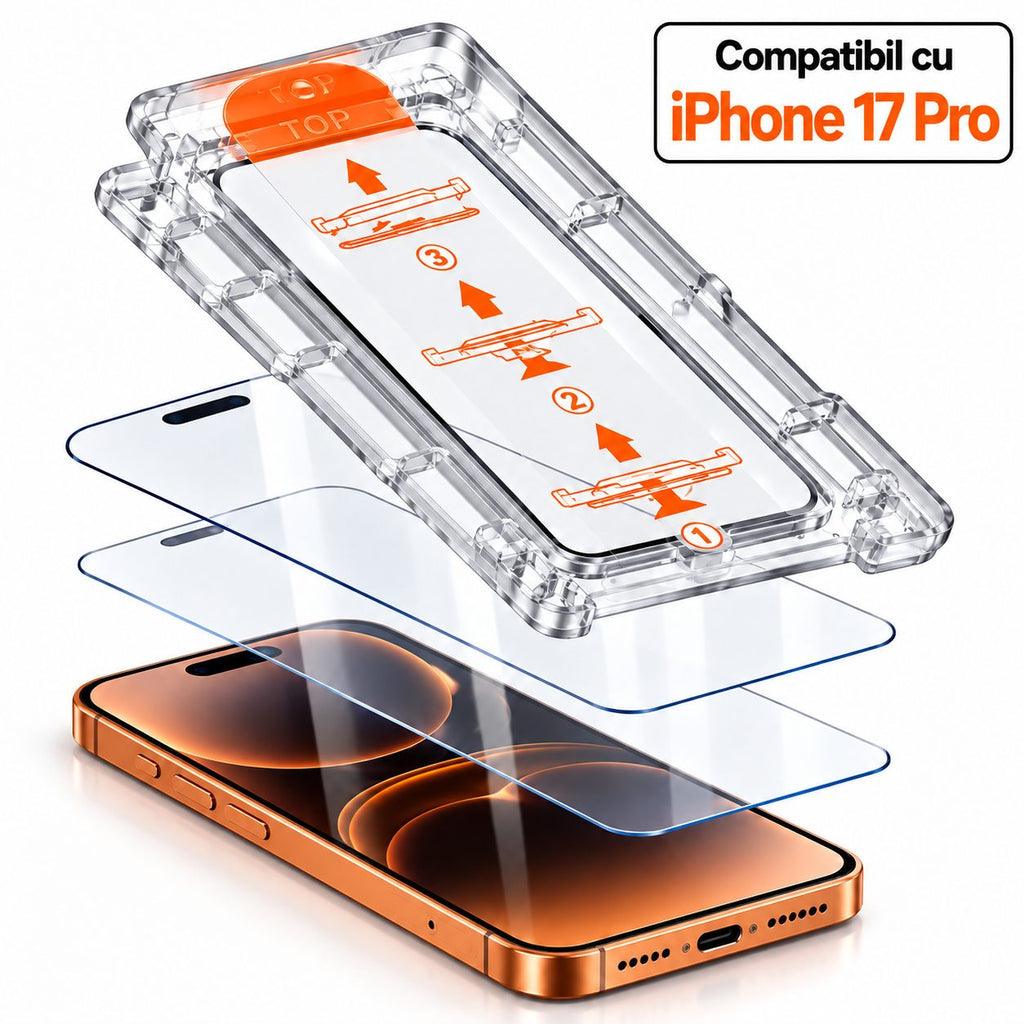 Folie iPhone 17 Pro, anti-spion