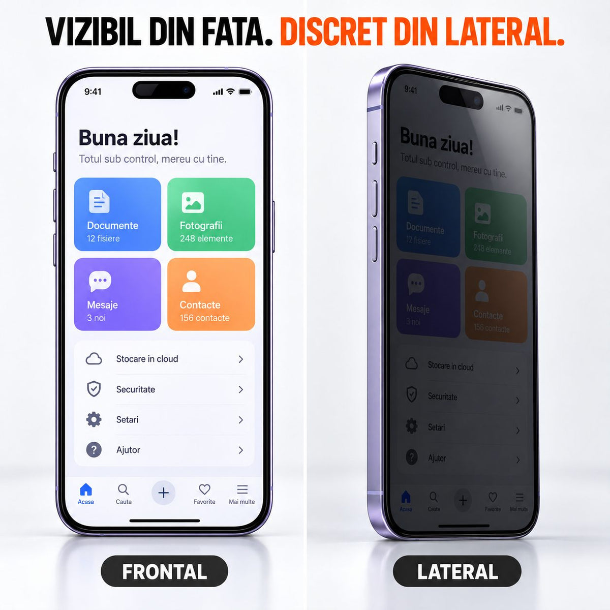 Folie iPhone Air, anti-spion