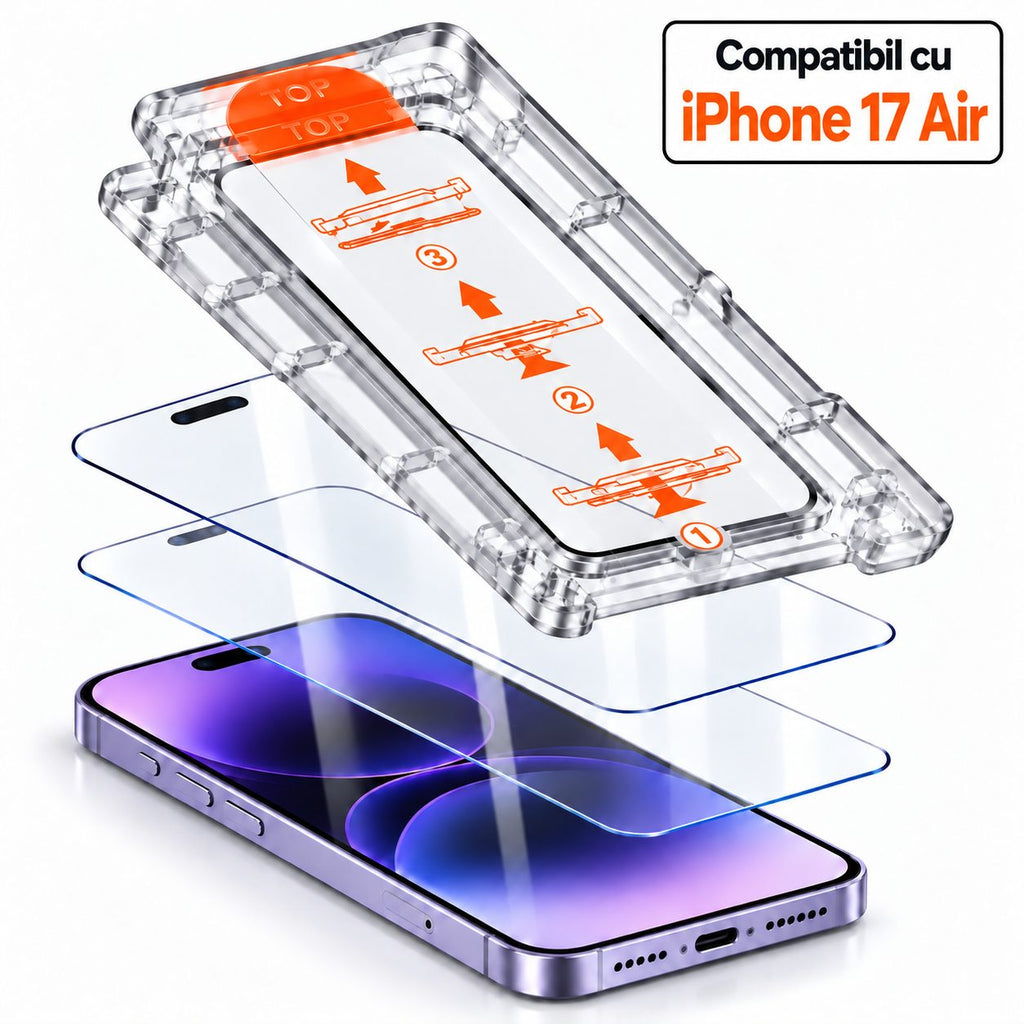 Folie iPhone Air, sticlă securizată