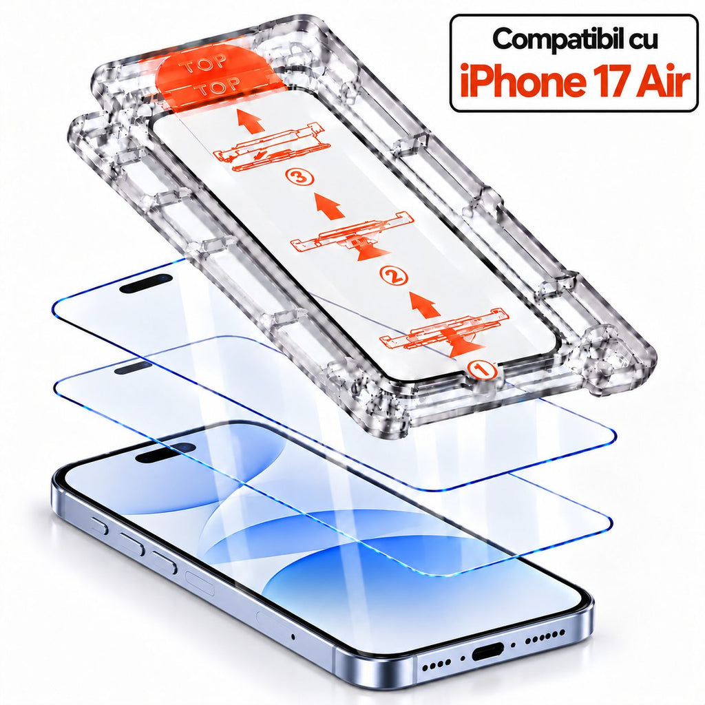 Folie iPhone Air, sticlă securizată