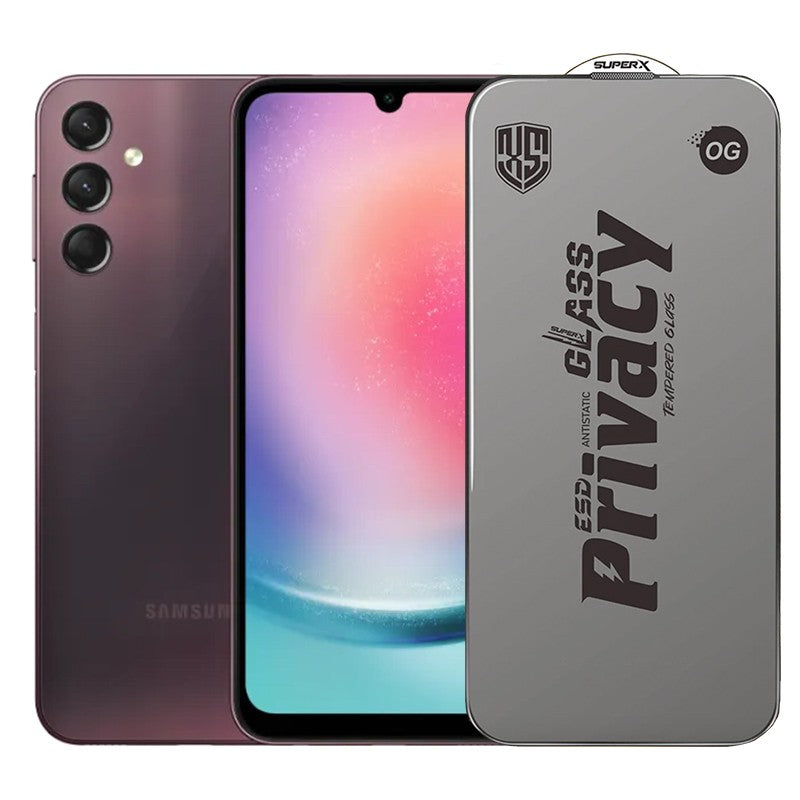 Folie Samsung Galaxy A24, anti-spion