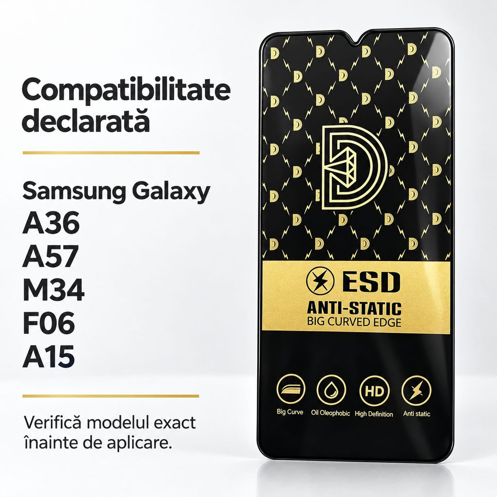 Folie Samsung Galaxy A36 / A57 / M34 / A15 / A15 5G, sticlă securizată
