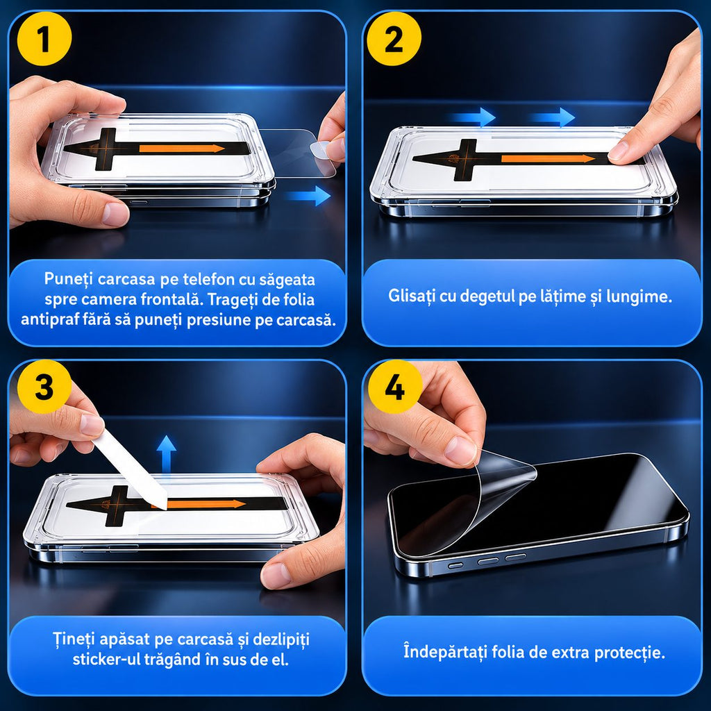 Folie Samsung Galaxy A57, anti-spion