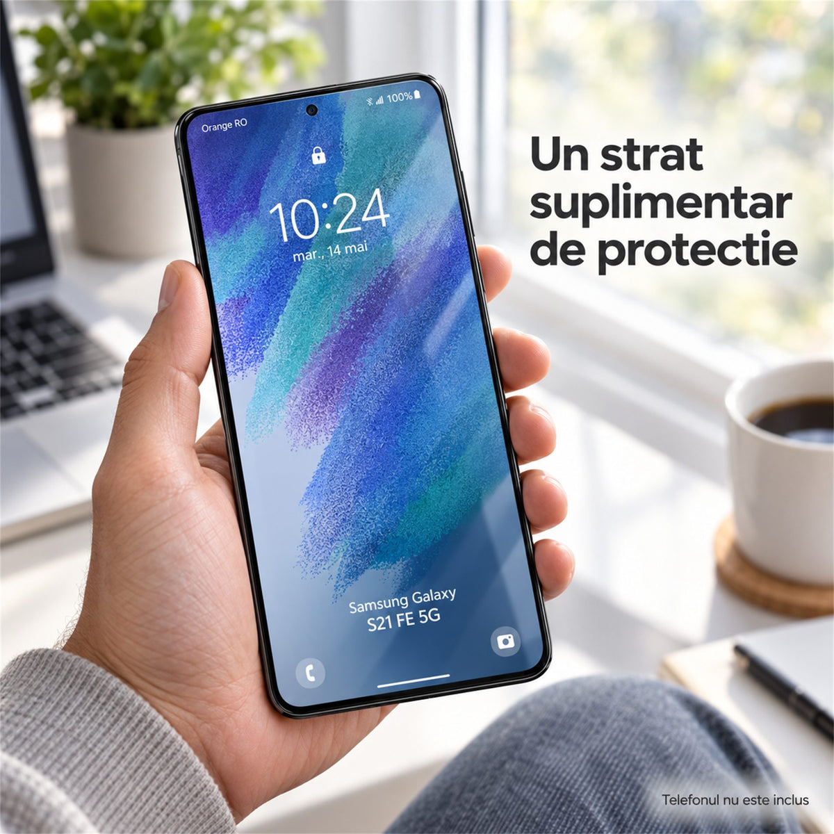 Folie Samsung Galaxy S21 FE, sticlă securizată