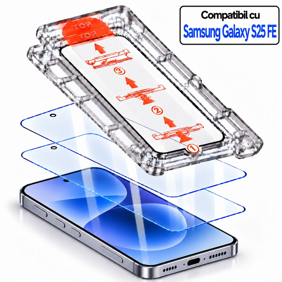 Folie Samsung Galaxy S25 FE, anti-spion