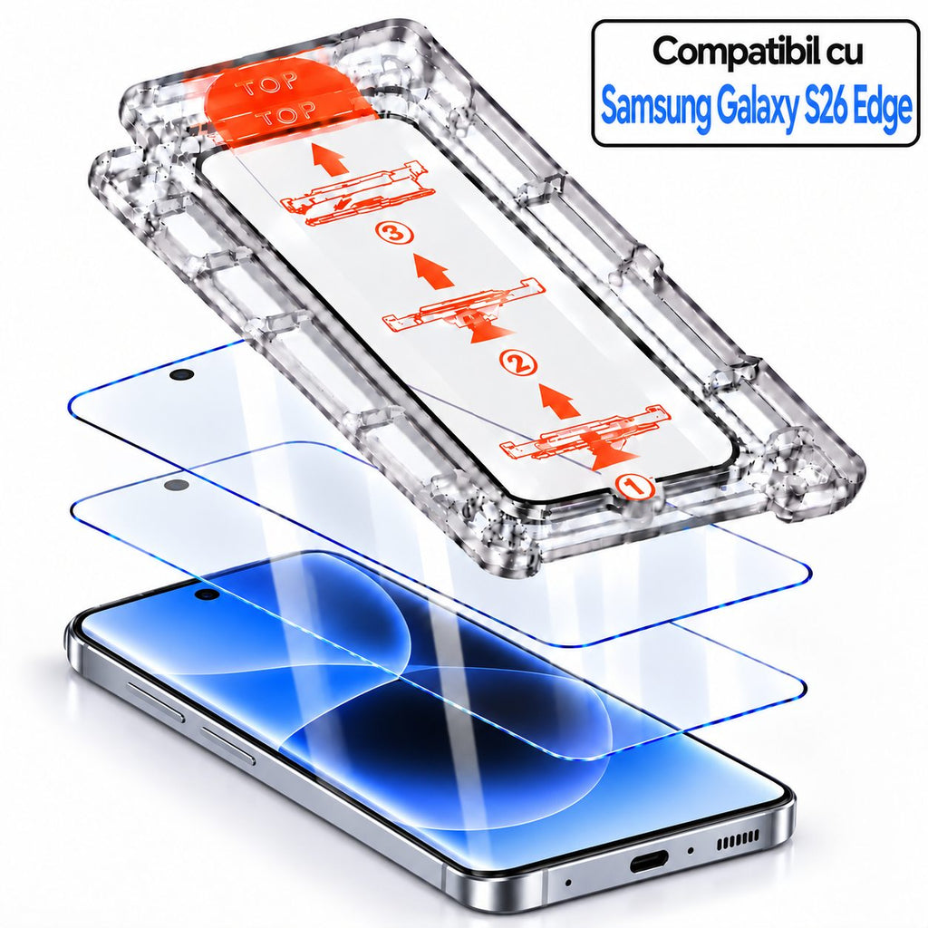 Folie Samsung Galaxy S26 Edge, sticlă securizată