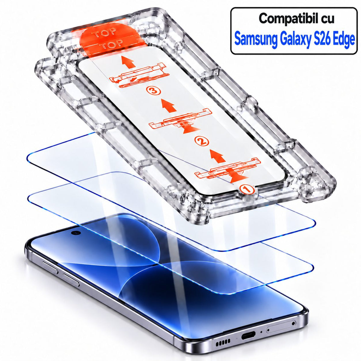 Folie Samsung Galaxy S26 Edge, sticlă securizată
