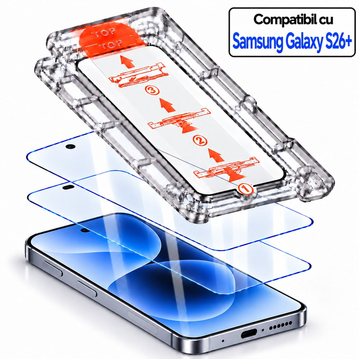 Folie Samsung Galaxy S26 Plus, anti-spion
