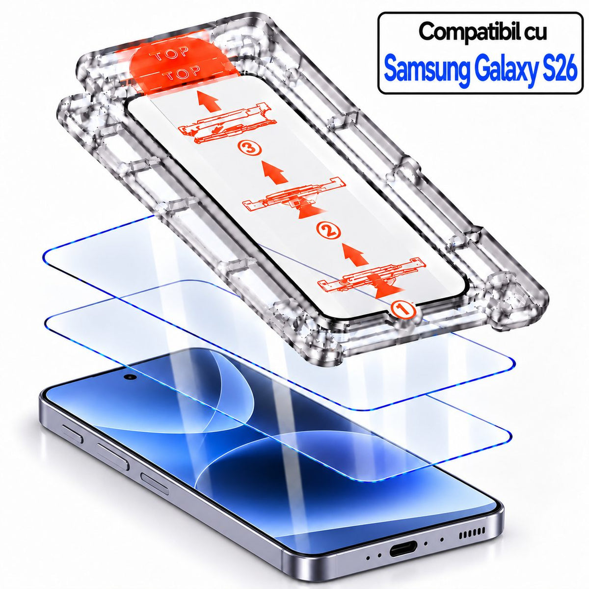 Folie Samsung Galaxy S26, sticlă securizată