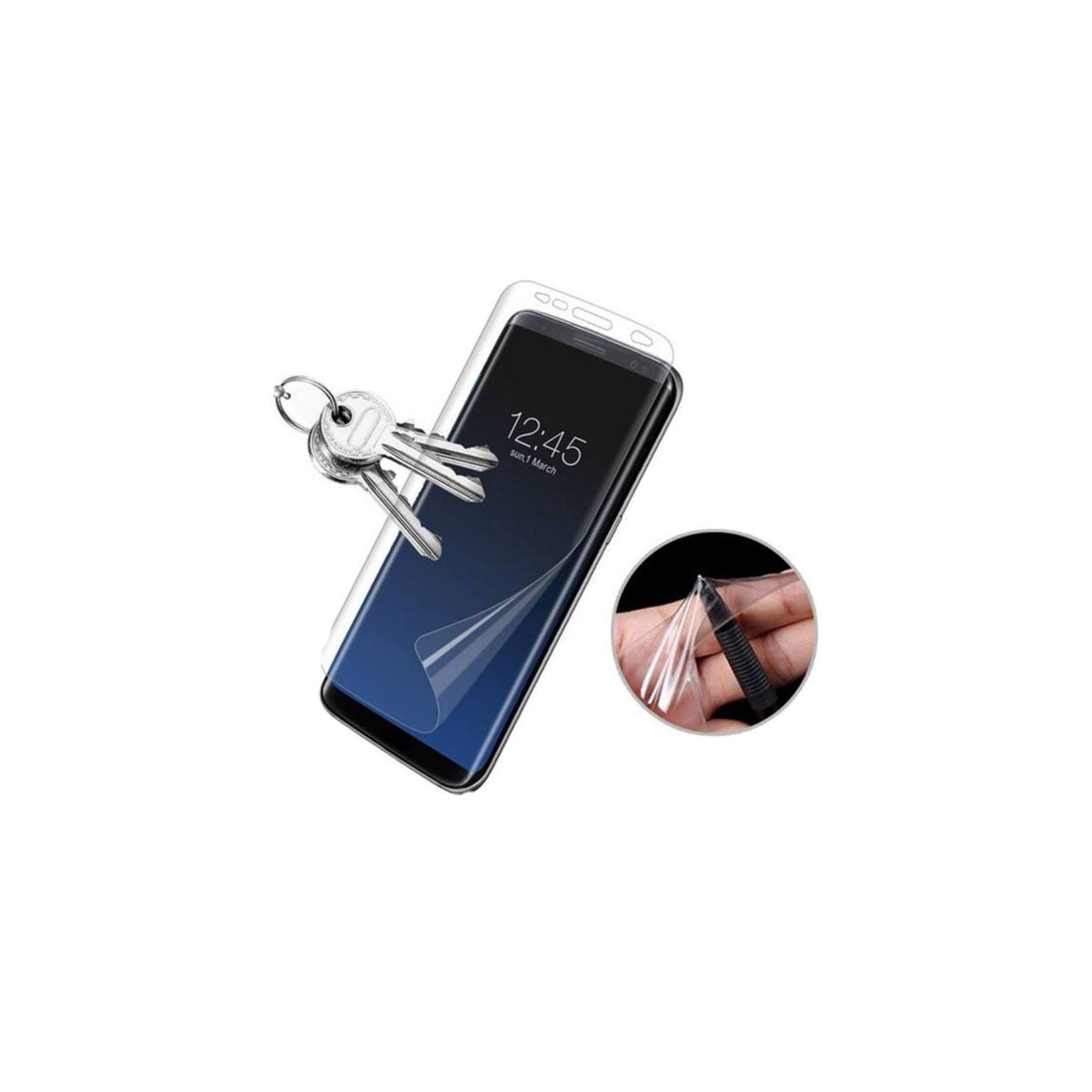Folie Samsung Galaxy S8 Plus, din plastic
