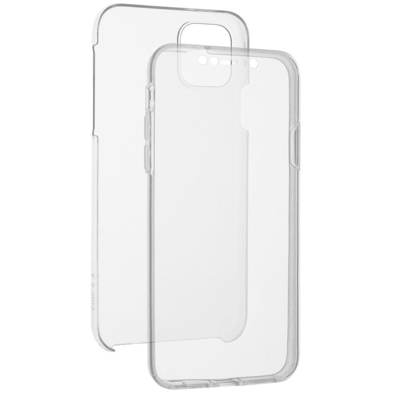 Husă iPhone 11, 360°, din TPU transparent, transparent