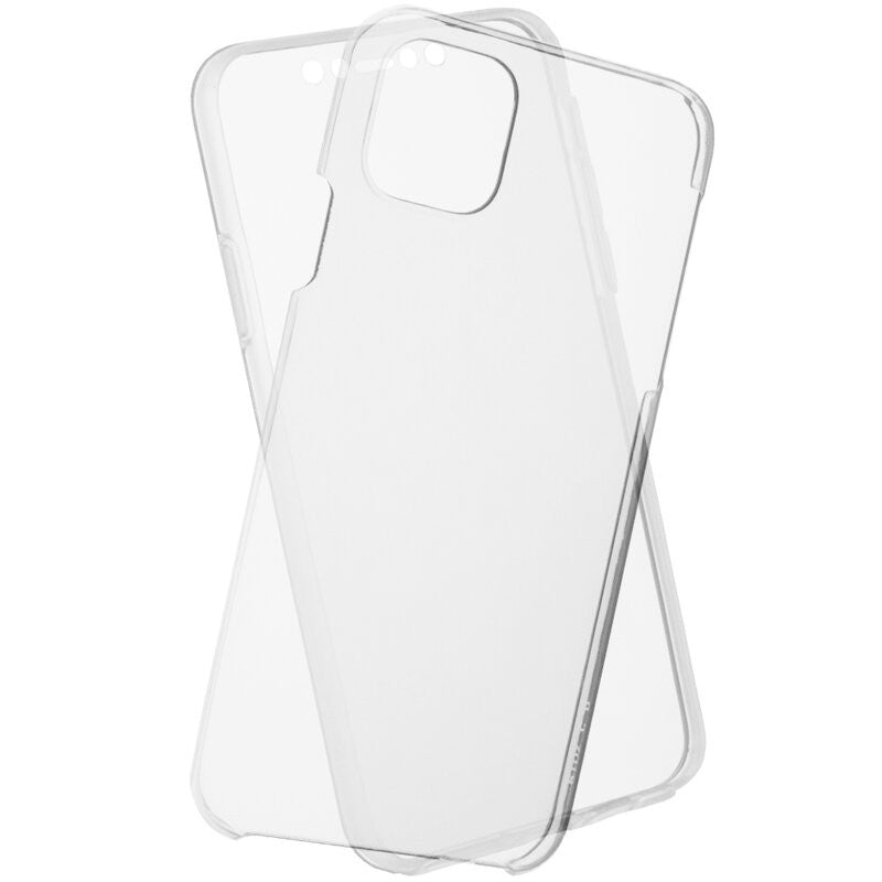 Husă iPhone 11, 360°, din TPU transparent, transparent