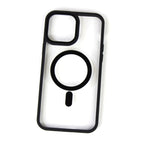 Husă iPhone 11, magnetică MagSafe, mată translucidă, negru