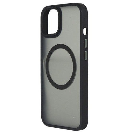 Husă iPhone 11, magnetică MagSafe, mată translucidă, negru