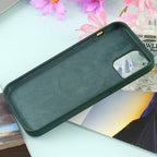 Husă iPhone 11, magnetică MagSafe, silicon, verde