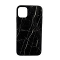 Husă iPhone 11, marmorată, negru