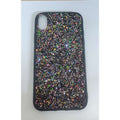 Husă iPhone 11 Pro, cu sclipici, din TPU, cu paiete multicolore, negru