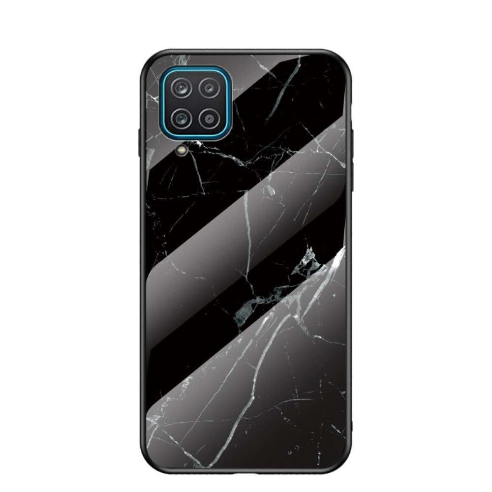 Husă iPhone 11 Pro Max, marmorată, din sticlă, negru