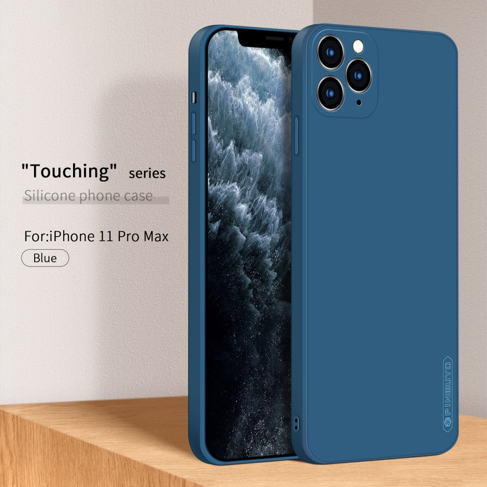 Husă iPhone 11 Pro Max, silicon, albastru închis