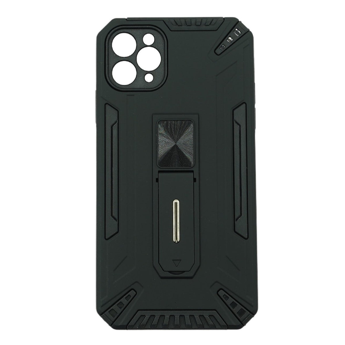 Husă iPhone 11 Pro Max, ultra-rezistentă cu suport, negru
