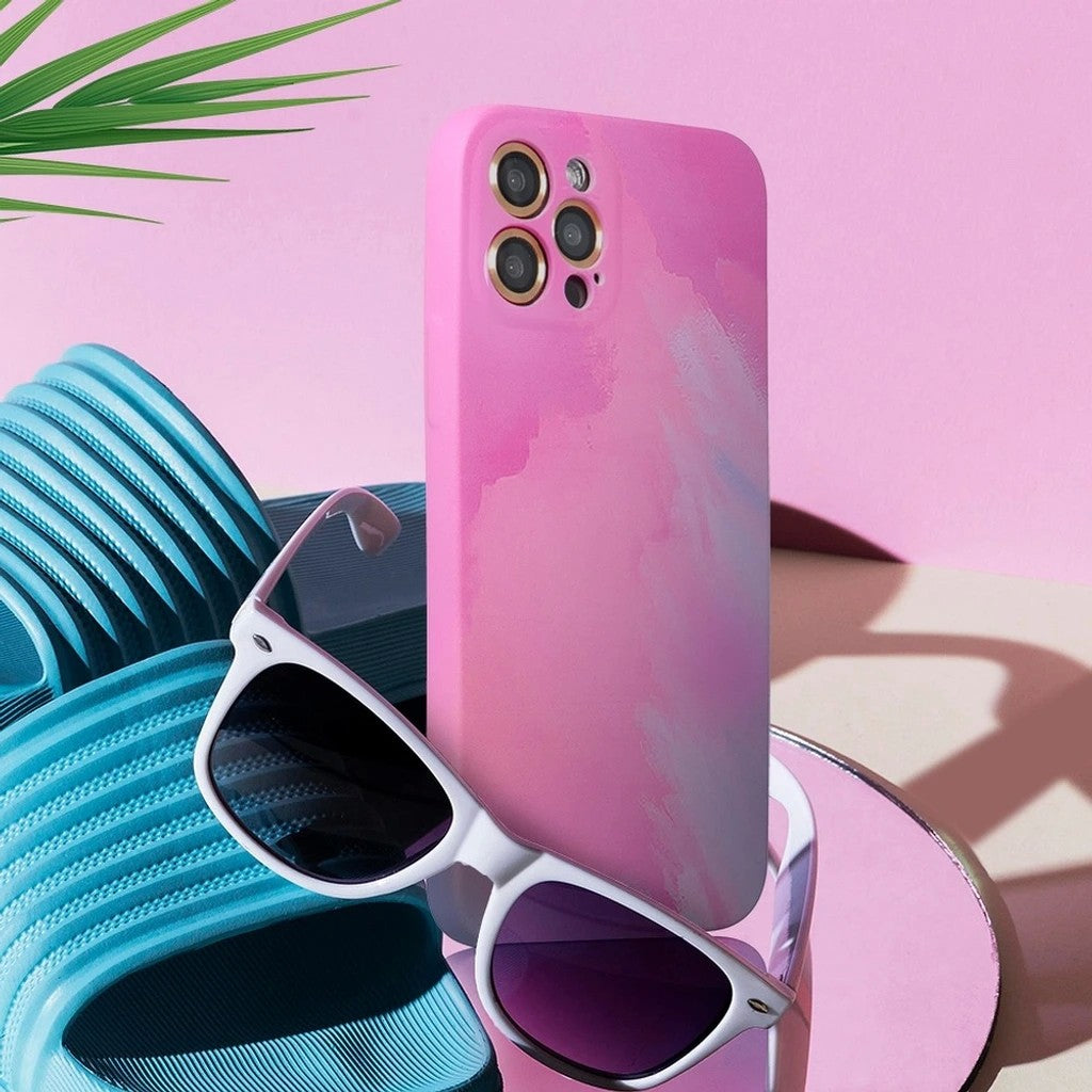 Husă iPhone 11 Pro, ombre, roz/mov