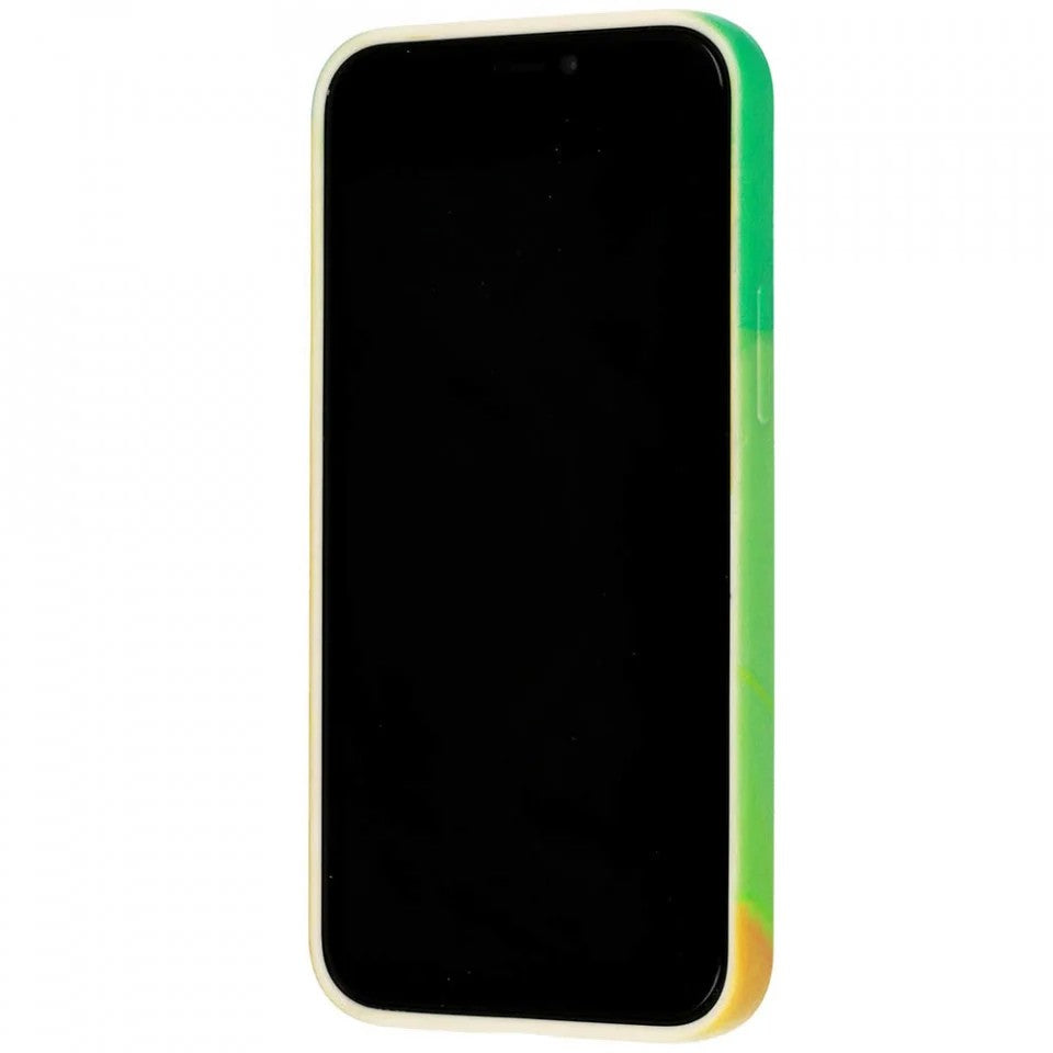 Husă iPhone 11 Pro, ombre, verde/portocaliu