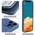 Husă iPhone 11 Pro, silicon, albastru închis