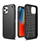 Husă iPhone 11 Pro, ultra-rezistentă cu suport, în două straturi, negru
