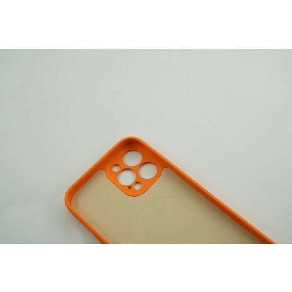 Husă iPhone 12 Mini, magnetică MagSafe, silicon, portocaliu