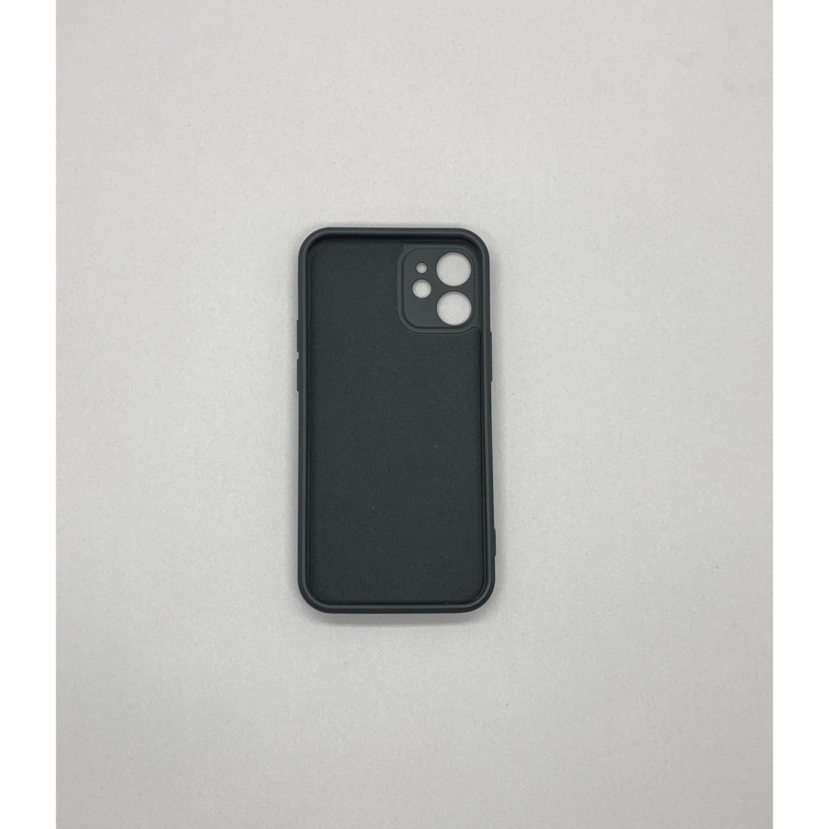 Husă iPhone 12 Mini, silicon cu inel, negru