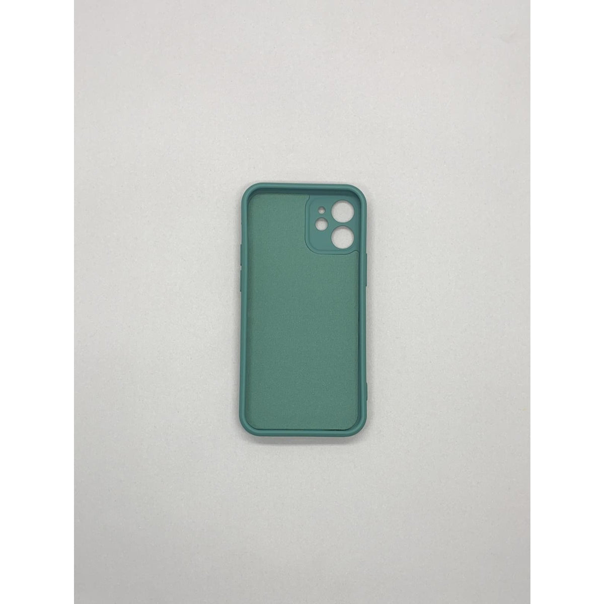 Husă iPhone 12 Mini, silicon cu inel, verde