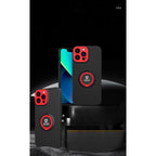 Husă iPhone 12 Pro, cu protecție pentru camere, roșu