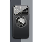Husă iPhone 12 Pro, magnetică MagSafe, cu inel dublu, negru