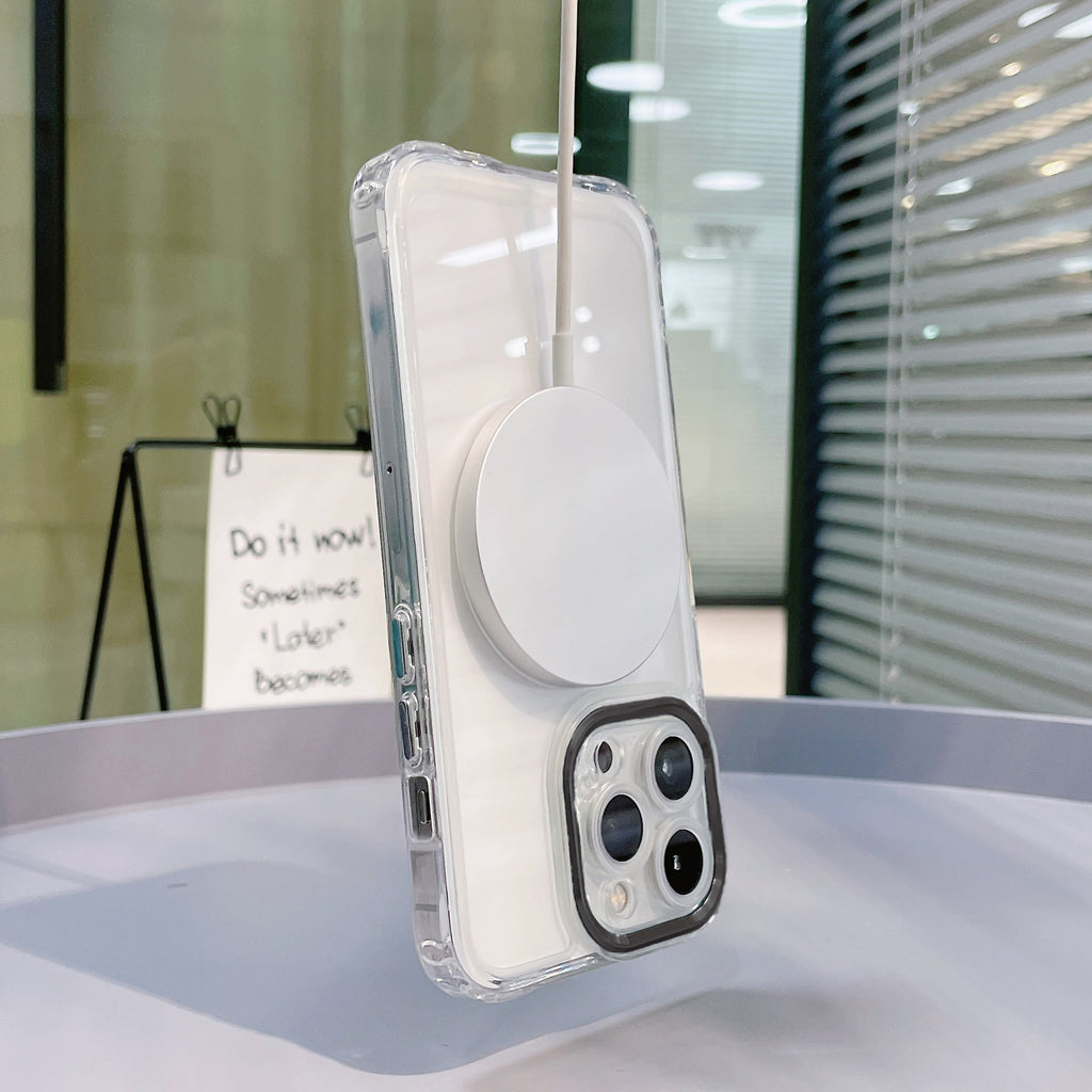 Husă iPhone 12 Pro, magnetică MagSafe, negru