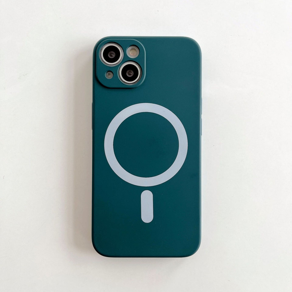 Husă iPhone 12 Pro, magnetică MagSafe, silicon, verde