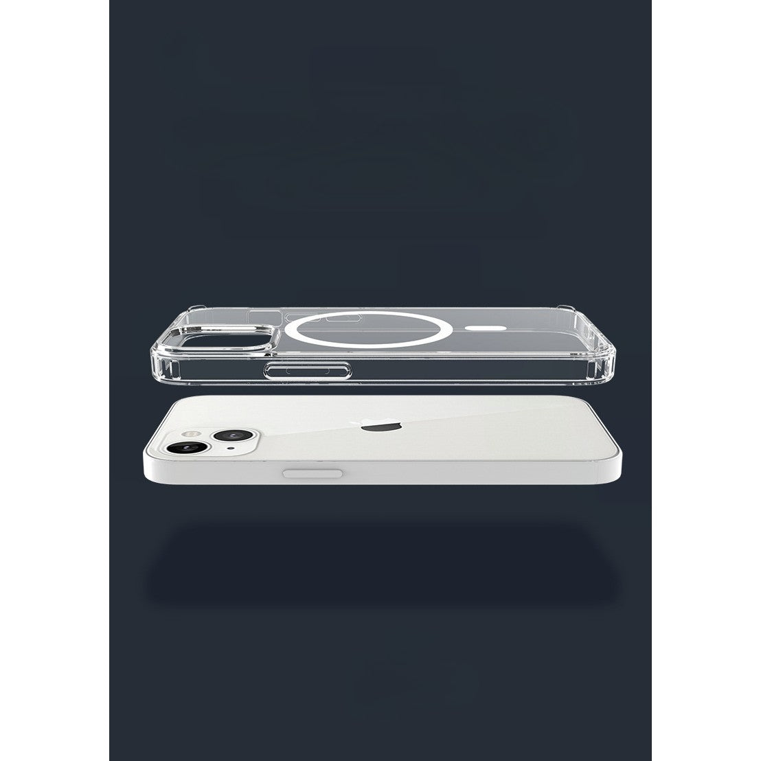 Husă iPhone 12 Pro, magnetică MagSafe, transparentă, transparent