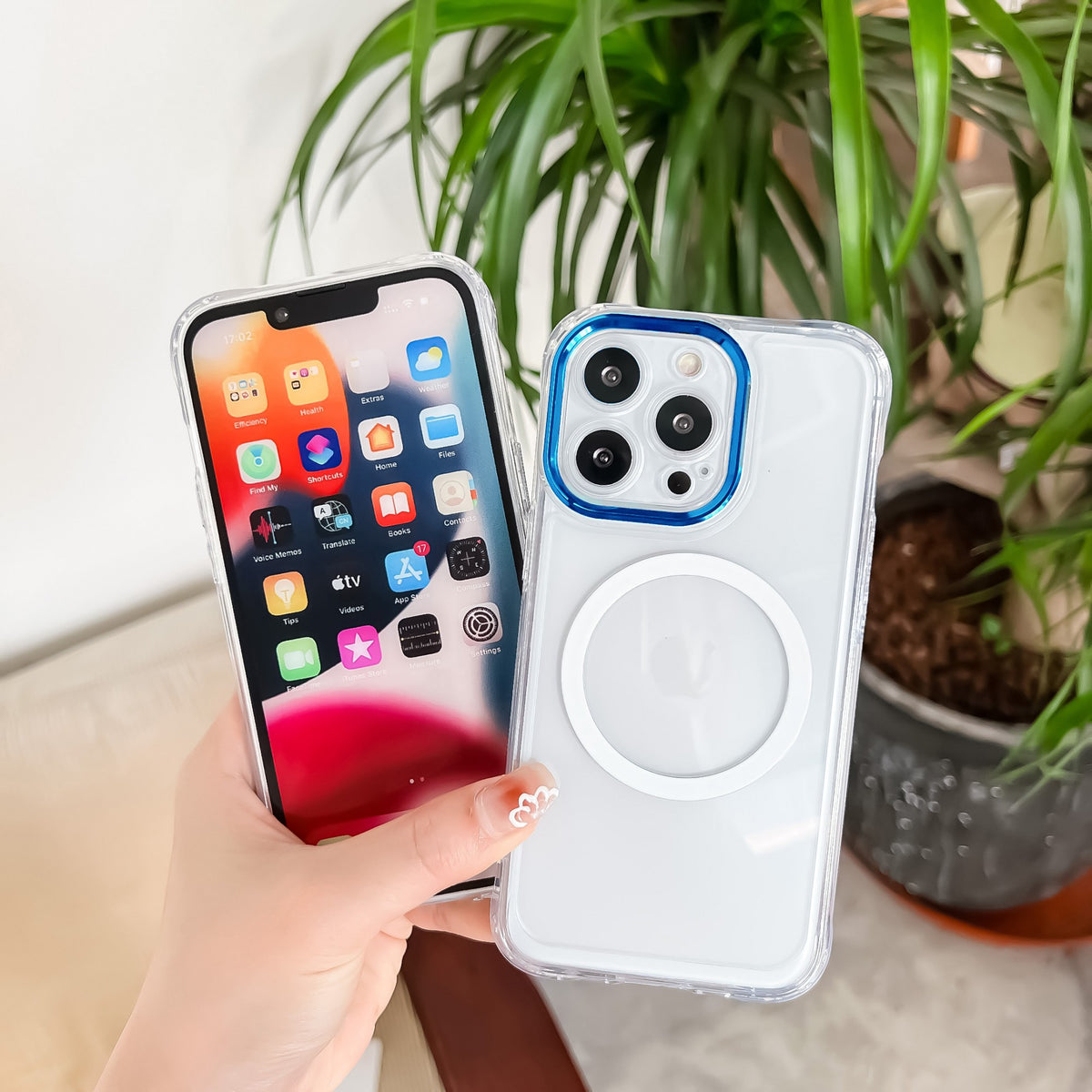 Husă iPhone 12 Pro Max, magnetică MagSafe, albastru