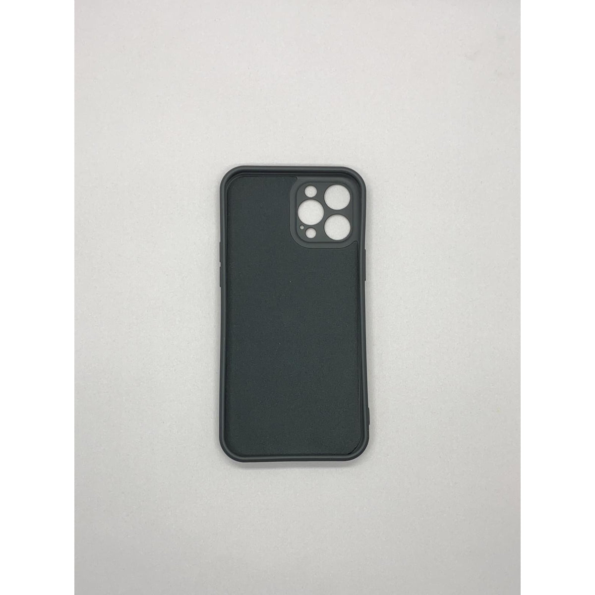 Husă iPhone 12 Pro Max, silicon cu inel, negru
