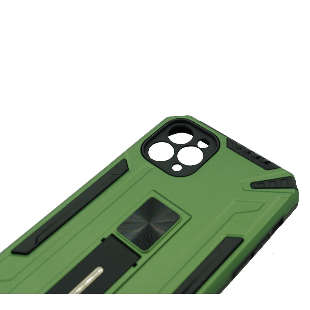 Husă iPhone 12 Pro Max, ultra-rezistentă cu suport, verde