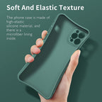 Husă iPhone 12 Pro, silicon cu inel, verde