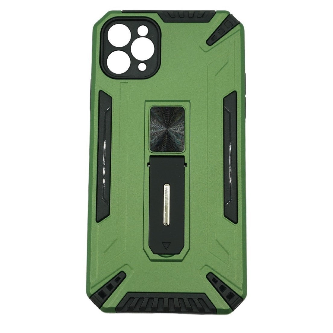 Husă iPhone 12 Pro, ultra-rezistentă cu suport, verde