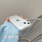 Husă iPhone 13, cu protecție porturi, transparent