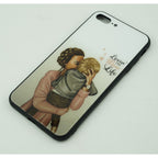 Husă iPhone 13, din sticlă, cu imprimeu, lovin the mom