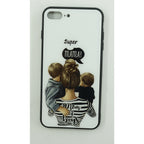 Husă iPhone 13, din sticlă, cu imprimeu, super mom